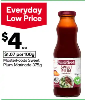 Woolworths Masterfoods sweet plum marinade offer