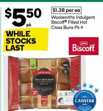 Woolworths Woolworths Indulgent Biscoff offer