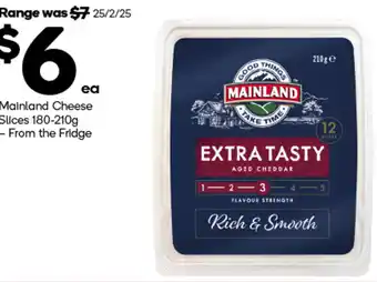 Woolworths Mainland Cheese Slices - From the Fridge offer