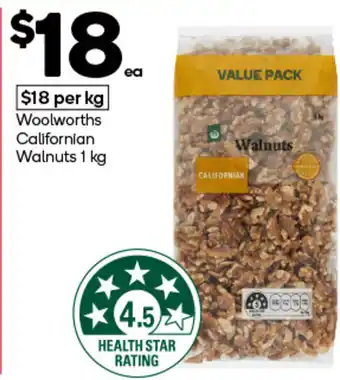 Woolworths Woolworths Californian Walnuts offer