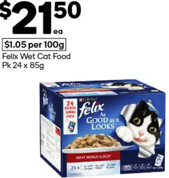 Woolworths Felix Wet Cat Food offer