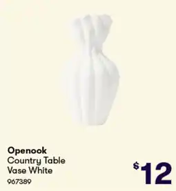 Woolworths Openook Country Table Vase White offer