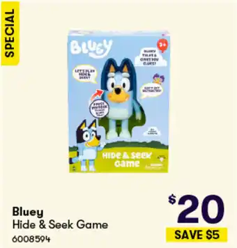 Woolworths Bluey HIDE & seek Game offer