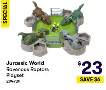 Woolworths Jurassic World Ravenous Raptors Playset offer