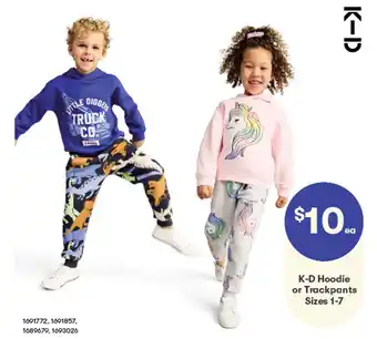 Woolworths K-D Hoodie or Trackpants offer