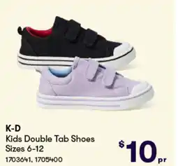 Woolworths Kids Double Tab Shoes offer