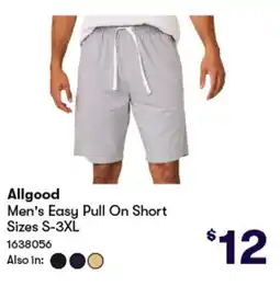 Woolworths Men's Easy Pull On Short offer