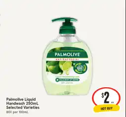 IGA Palmolive liquid handwash offer