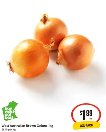 IGA West australian brown onions offer