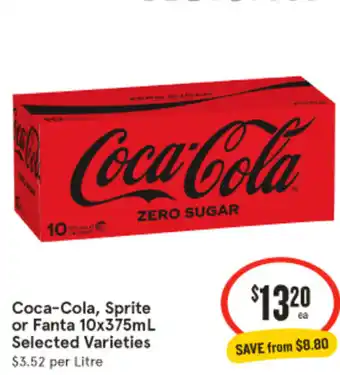 IGA Coca-Cola, Sprite or Fanta offer