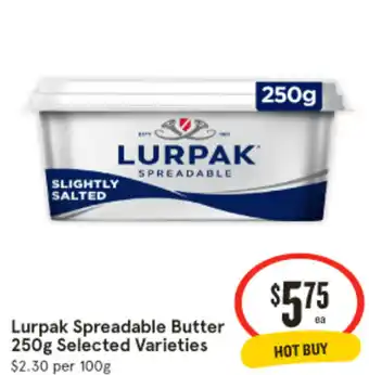 IGA Lurpak spreadable butter offer