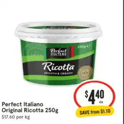 IGA Perfect italiano original ricotta offer