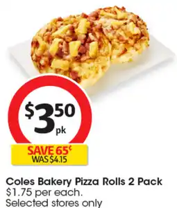 Coles Pizza rolls offer