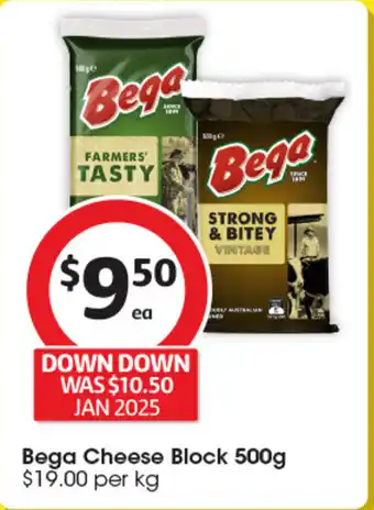 Coles Cheese block offer