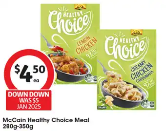 Coles Healthy choice meal offer