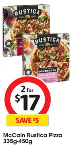 Coles Rustica pizza offer