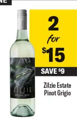 Coles Zilzie Estate Pinot Grigio offer