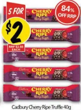 NQR Cherry ripe truffle offer