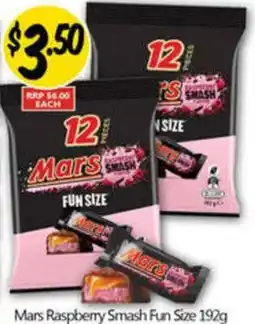 NQR Raspberry smash fun size offer