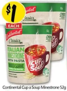 NQR Cup a soup minestrone offer