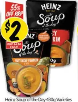 NQR Soup of the day buttercup pumpkiHEINZ Soup offer