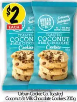 NQR Urban Cookie Co. Toasted Coconut & Milk Chocolate Cookies offer