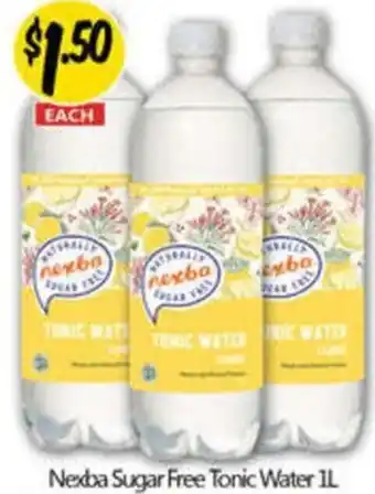 NQR Sugar free tonic water offer