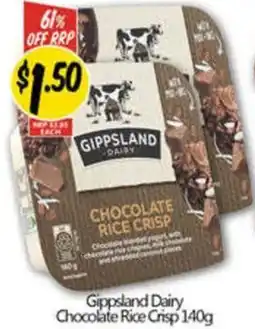 NQR Dairy chocolate rice crisp offer