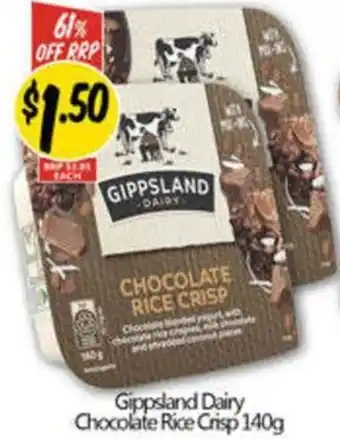 NQR Dairy chocolate rice crisp offer