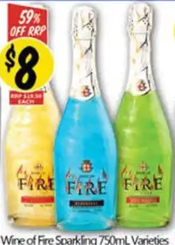 NQR Wine of fire sparkling offer