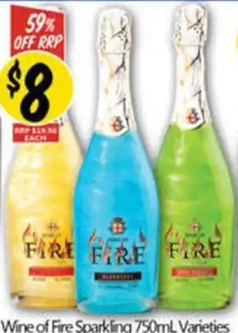 NQR Wine of fire sparkling offer