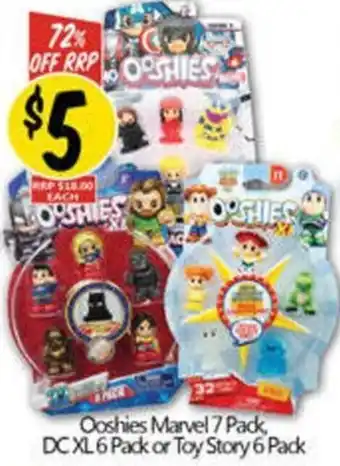 NQR Ooshies marvel 7 pack dcxl offer