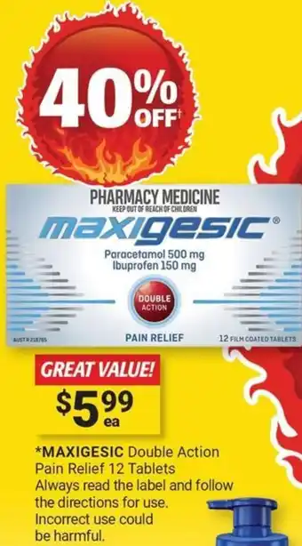 Cincotta Chemist Maxigesic offer