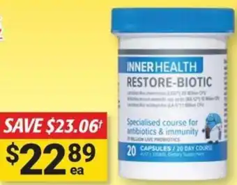 Cincotta Chemist Restore-biotic offer