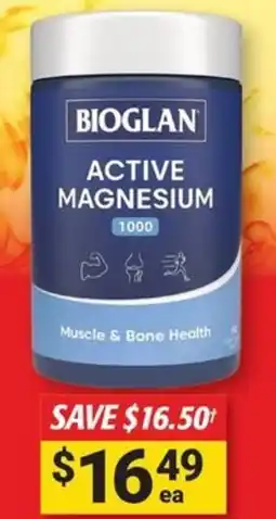 Cincotta Chemist Active magnesium muscle & bone health offer