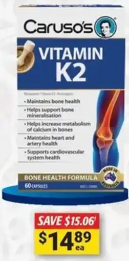 Cincotta Chemist Vitamin k2 offer