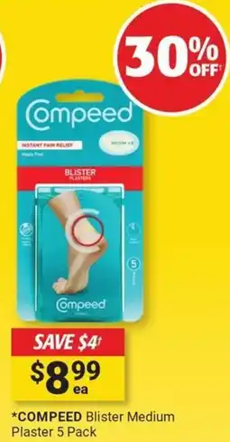 Cincotta Chemist Compeed blister medium plaster 5 pack offer