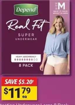 Cincotta Chemist Real fit super underwear offer