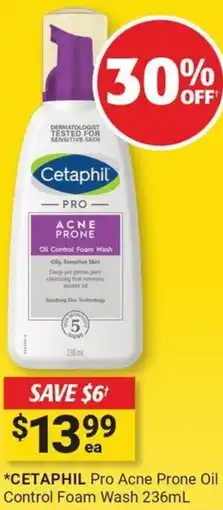 Cincotta Chemist Pro Acne Prone Oil Control Foam Wash offer