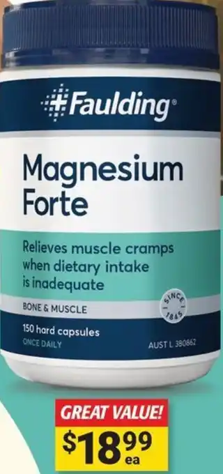 Cincotta Chemist Magnesium forte offer