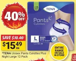 Cincotta Chemist Unisex pants culottes plus night large offer