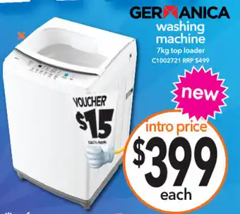 Cheap as Chips Washing machine offer