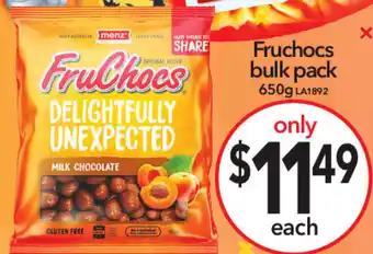 Cheap as Chips Fruchocs bulk pack offer