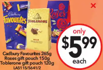 Cheap as Chips Cadbury favourites offer