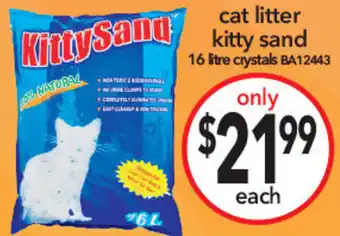 Cheap as Chips Cat litter kitty sand offer