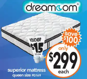 Cheap as Chips Superior mattress offer