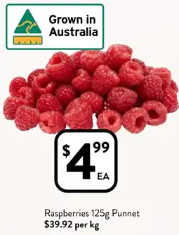 Foodworks Raspberries punnet offer