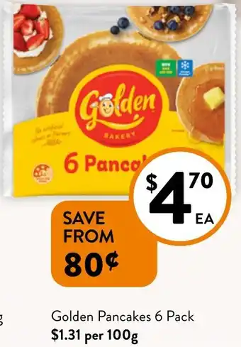 Foodworks Golden Pancakes offer