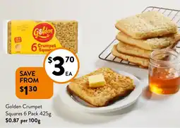 Foodworks Crumpet squares offer