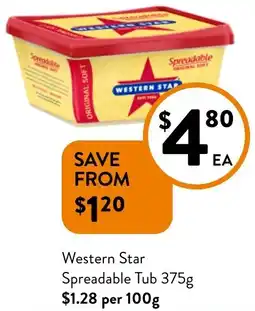 Foodworks Spreadable tub offer